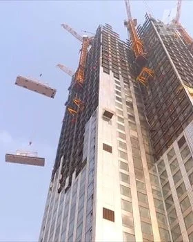 China Constroi Edifício de 57 andares em 19 dias.